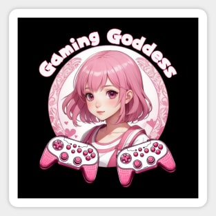 Gamer girl pink gamer clothes Magnet